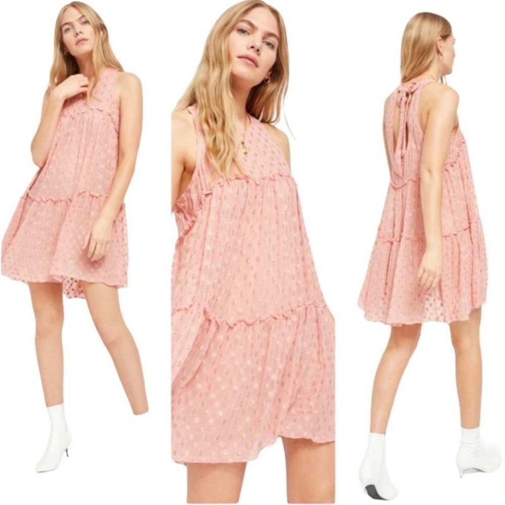 Free People Pink Mini Dress